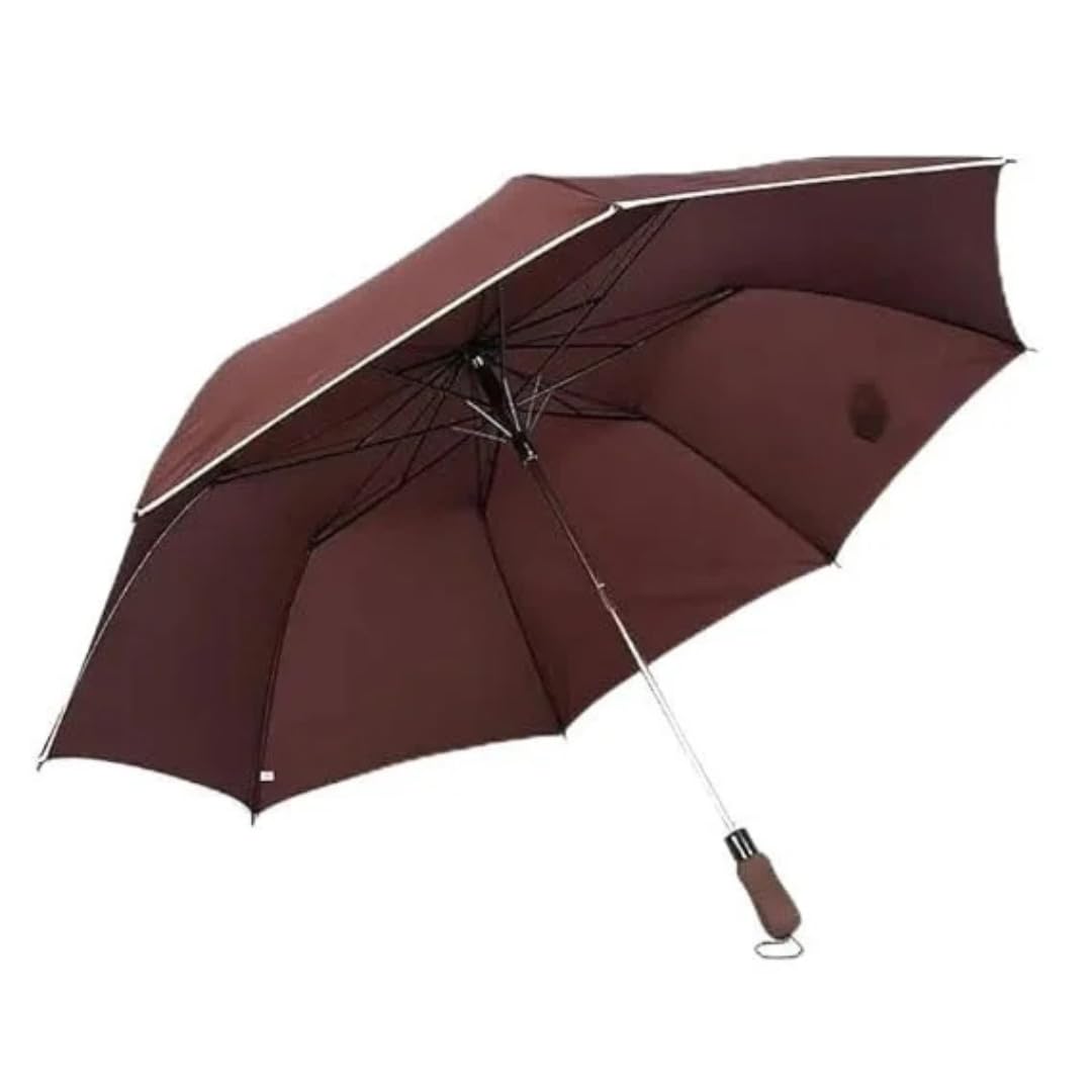 2 Fold Travel Umbrella for Sun Protection & Rain, Windproof Auto Open Umbrella for Men & Women, UV Coated Foldable, Travel-Friendly 2 Fold Design for Daily Use - Multicolour-image-40