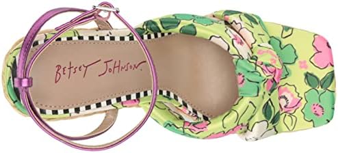 Betsey Johnson Women's Pansie Wedge Sandal, Yellow Multi, 9.5 | Image 4