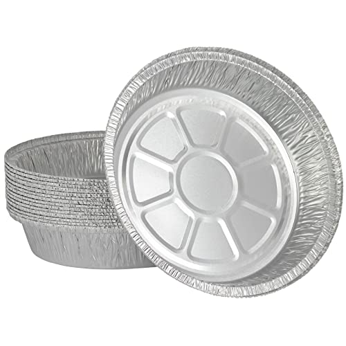 DCS Deals Air Fryer Einweg-Aluminiumfolieneinlagen - 17,8 cm antihaftbeschichtet, wasserdichte Aluminiumfolien-Pfannen zum Backen, Braten, Aufwärmen, Lagerung und mehr thumbnail