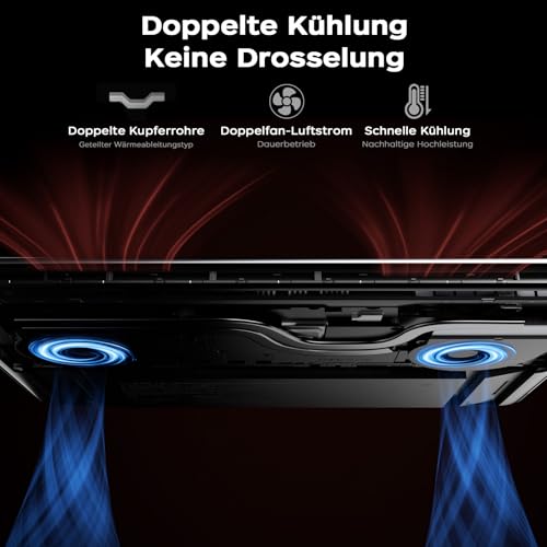 ACEMAGIC Gaming Laptop – 16 Zoll FHD Display Laptop mit AMD Ryzen 7 H255-Prozessor (besser als I7-11800H) mit bis zu 4,9 GHz, 16 GB RAM DDR5 4800 MHz, 512 GB SSD, Gaming Notebook mit hintergrundbeleuc