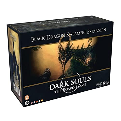 Dark Souls: The Board Game - Black Dragon Kalameet Expansion, Fantasy Dungeon Crawl Tabletop Game with Detailed RPG Miniature, for 1-4 Players, 14 Years Old +
