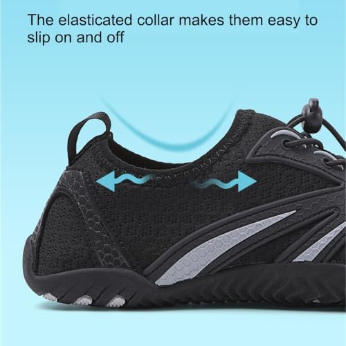 JHDDIA Adults Barefoot Shoes Snorkelling Water Shoes Lightweight Foldable - 2