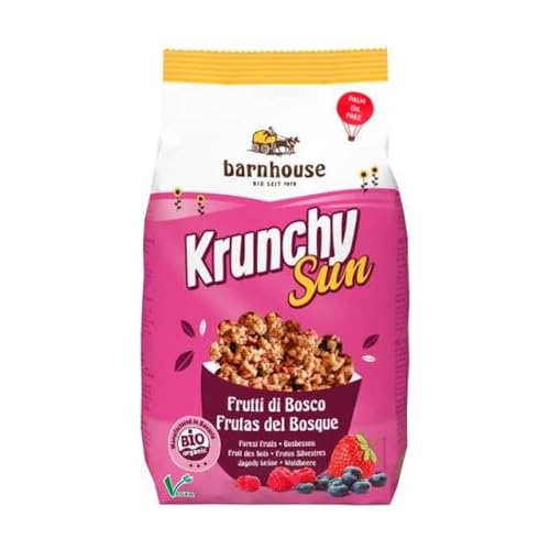BARNHOUSE MUESLI KRUNCHY SUN frutos del – céréales croustillantes pour toute la famille, plaît généralement aux petits comme aux grands, poids 750 g et facilite la prise en charge de votre bien-être a