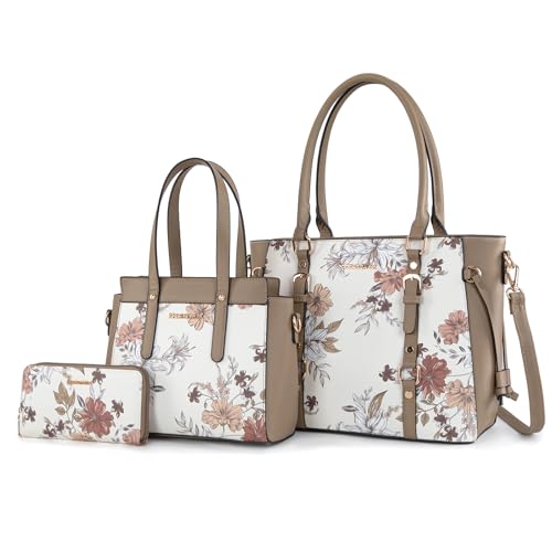 Image of Montana West 3PCS Purses for Women Tote Bag and Wallet Set Shoulder Satchel Handbags
