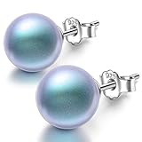 ♥ Hochwertiges Material: Wir verwenden 925er Sterlingsilber und Perlen aus Österreich, um die Ohrringe herzustellen. Susan Y Damenperlenohrringe sind jeden Tag sehr sicher zu tragen!