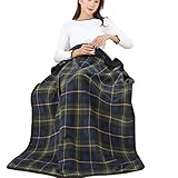 Tragbare decke warm Decken Sweatshirt Tragbare Decke für ein Nickerchen Dicker Schal Winter Decken Sie die Beine ab, um sich warm zu halten Weicher Stoff Umweltgesundheit Anti-Rutsch-Tasten Büro Schul