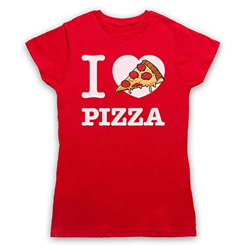 T-shirt pizza original pour femme qui croque la vie et la gastronomie à pleines dents