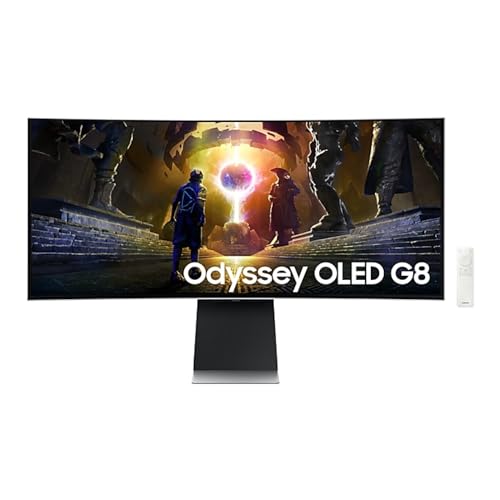 Samsung Odyssey OLED G8 S34DG850SU - G85SD Series - OLED-Monitor - Smart - Gaming - gebogen - 86.4 cm (34") (LS34DG850SUXDU) - 8
