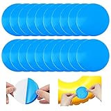LYLIDIA 20 Stück Selbstklebende Reparaturflicken Luftmatratze Pool, Rechteck Pool Flicken Reparatur PVC Flicken Luftmatratze Patch Unterwasser Flicken für Aufblasbarer Pool Hüpfburg Wasserbett (Kreis)