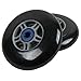 TGM Skateboards 2 Scooter Wheels with ABEC 7 Bearings for Razor Scooter 100mm (Black)