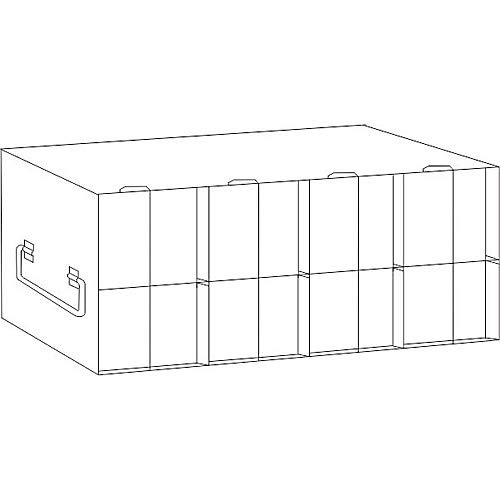 UFMP-611L, Regular Upright Freezer Rack for 96-Well and 384-Well Microtiter Plates, 22" Length, 11" Height, 5-1/2" Width
