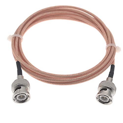 Saide Electronics ZJSDRFM BNC Male to BNC Male Connector Adapter with 1meter/3feet RG316 Coax Cable(Pack of 1) HD-SDI Cable 50ohm