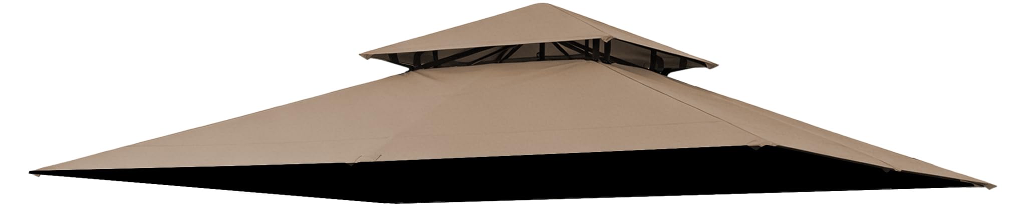Photo 1 of Vantco Beige Replacement Gazebo Cover Compatible with ABC 11X11ft