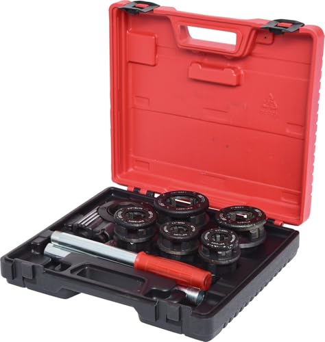 KS Tools 903.3300 Gewinde-Schneidkluppen-Satz 3/8-1.1/4, 8-tlg