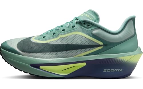 Nike Zoom Fly 6 Mens Road Racing Shoes (Cannon/Light Silver/Cobalt Bliss/Seaweed) Size 8.5