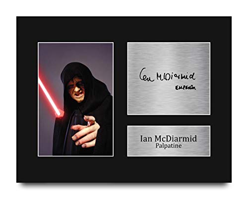 HWC Trading Ian McDiarmid Gift USL Signed Unframed Printed Autograph Gifts Print Photo Picture Display - US Letter Size