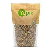 Yupik Organic Raw Pistachios, No Shells, 2.2 lb (35.2 oz), Gluten-Free, Non-GMO, Kosher, Vegan, Kernels, Unsalted, Crunchy Shelled Nuts, Source of Fiber & Protein, Healthy Snacks, For Baking, Cooking