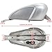 HDBUBALUS Motorcycle 12.5L 3.3 Gallon Gas Fuel Tank Compatible With Harley Sportster XL 2007-2017 With EFI