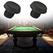 Wvapzwr Billiard Cue Bottom Cover, 16 x 1.5mm Black Billiard Cue Rubber Plug Replacement, Plastic Pool Cue Bottom Bumper Protector, Pool Cue Repair Equipment, 1 Pack