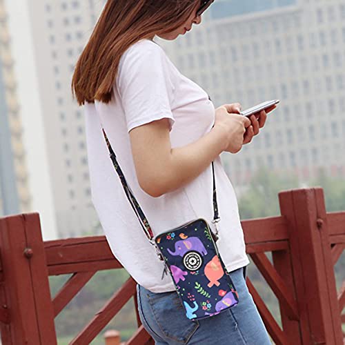 SOIMISS 1 PC Zipper Phone Bolsa Mulher Cross- Body Bag Moda Bolsa Pescoço Sacos Sacos de Armazenamen
