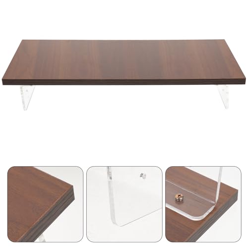 Réhausseur écran acrylique support moniteur ergonomique de bureau - 6