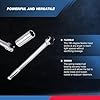Neiko 00200A 1/2 Drive Extension Breaker Bar | 15 Length | Rotating Flex Head | CR-V Steel