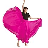 EFLALYHG Vestido de Danza del Vientre Flamenco español para Mujer, Falda Redonda Profesional de Danza clásica étnica para actuaciones en escenarios de Carnaval y Halloween,Style 12,XL