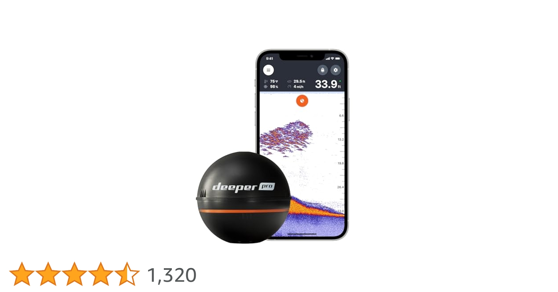 Amazon.co.jp: Deeper Pro Wifi Portable Sonar - Black