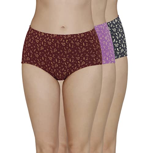 Image of Amante Inner Elastic Cotton Full Brief Panty Pack- Pack of 3