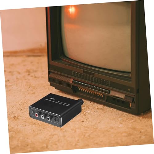 Convertidor de audio digital analógico óptico coaxial para TV PC 5