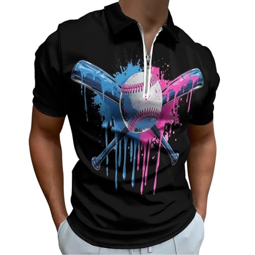 Tee Shirt Col Zippé Homme Finition Anti-Transpiration Sport