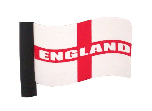 Must Have Souvenirs Saltire St. George's National Flag Wavy Flag Aerial Topper - Red, White - 10.5cm x 7cm