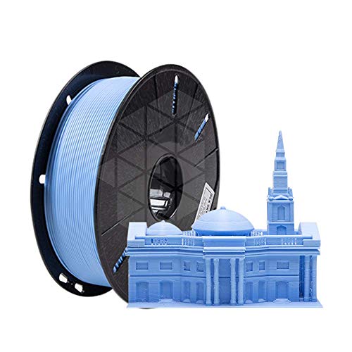 Image of Tesseract Premium PLA + 1.75mm 3D Printing Filament | Dimensional Accuracy + /- 0.03mm | Compatible with Most FDM Printers | 1 KG 3D Printer Filament - PLA Sky Blue (Quantity 1)