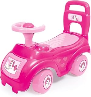 DOLU Children's Unicorn Sit n' Ride Push Along Car Vehicle Toy Age 12+ Pink
