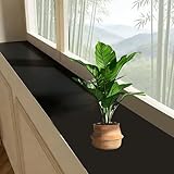 Tapis de rebord de fenêtre facile à nettoyer : pas besoin de nettoyage fastidieux lorsque le tapis est sale ! Essuyez simplement délicatement avec un produit de nettoyage et rincez, ou nettoyez directement à l'aide d'un aspirateur. Simple et pratique, permettant d'économiser du temps et des efforts.