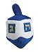Multipet's 6 1/2-Inch Dreidel Hanukkah Plush Singing Dog Toy