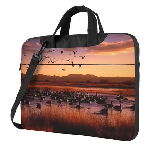 Housse antichoc pour ordinateur portable Bosque del Apache sacoche protection bandoulière