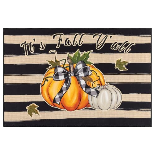 32 x 48 Vaukki Fall Pumpkin Entryway Doormat 8.49 + Free Shipping w/ Prime or on 35+ + 50% Off Code QE4TYGP4 - image 8