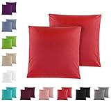 kopfkissenbezug 40x50 Fein und weich, anschmiegsam, herrlich leichte und hautsympathische Naturfaser