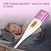 Digital Basal Thermometer, High-Precision Oral Thermometer with Backlit & LCD, 1/100th Degree and Memory Recall Thermometer with APP(iOS & Android) for Nature Family Planning and Fever, Purple