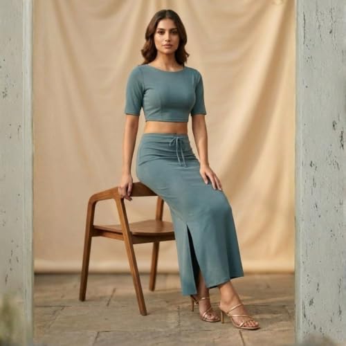 Image of Women's Saree Shapewear - Slim Fit Stretchable Petticoat for Sarees | Comfortable Waistband | Body Shaping Underskirt