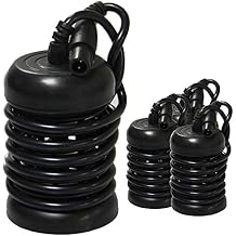 Veicomtech 4-Pack Replacement Arrays Custom for Specified Ionic Detox Foot Spa Machines System, Ion Foot Bath Round Stainless Steel Coils2 Pin Adapter