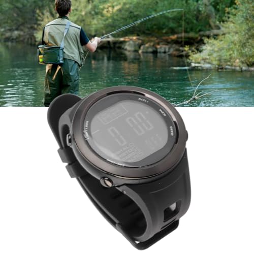 Reloj barómetro de pesca resistente al agua para evitar tormentas e identificar picadas 5