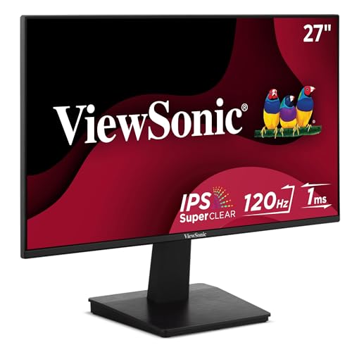 ViewSonic VA2448-MH 24 Inch Full HD 1080p IPS Monitor with 120Hz, Variable Refresh Rate, Eye Care, HDMI, and VGA Inputs for Home and Office