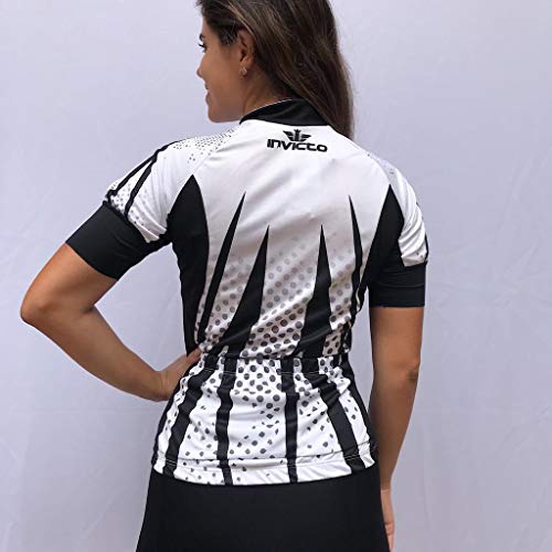 CAMISA FEMININA TRIBAL FAVO BRANCA MANGA CURTA - P