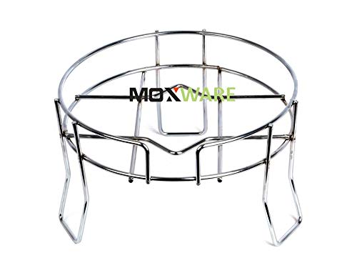 MOXWARE Fancy Water Pot and Matka Stand Stainless Steel Pot Stand for Kitchen - Chrome Plated (24 x 24 x 14.5 cm) (B07VYKZ4KG) Amazon Price History, Amazon Price Tracker
