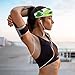 Burbuja Watercolor Lime Slices Headband for Women Men, Non Slip Stretchy Headband Moisture Wicking Fashion Sweatband for Workout Yoga Sports Helmet Friendly