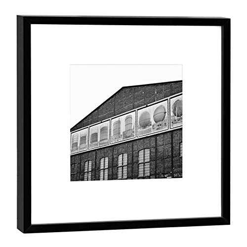 Photographie parc paysager nord COGNOSCO cadre bois noir 52x52 cm