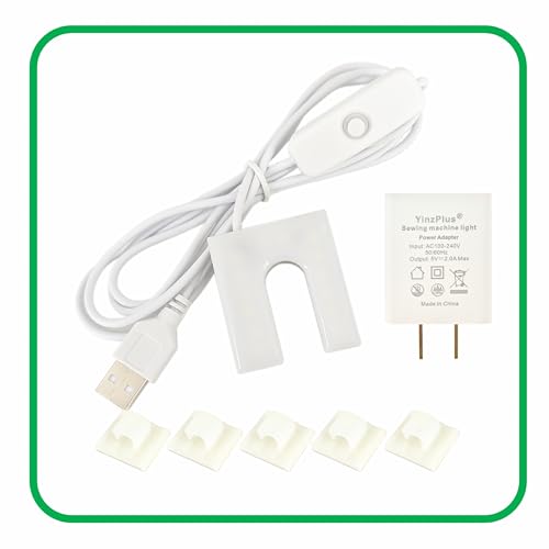 Image of YinzPlus U Shape Magnetic Sewing Machine Light COB Chips 2 Watt 200 Lumen Ra 90 High Brightness 6000K White Light