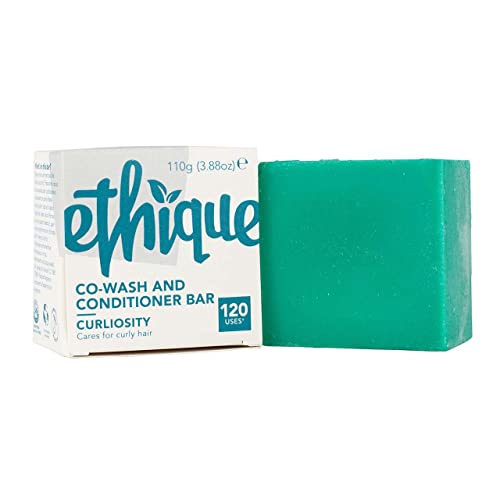 Ethique Curliosity Co-Wash And Conditioner Bar For Curly Hair - Sulfate-Free, Plastic-Free, Vegan, Cruelty-Free, Eco-Friendly, 3.88 Oz (Pack Of 1) #TOP20